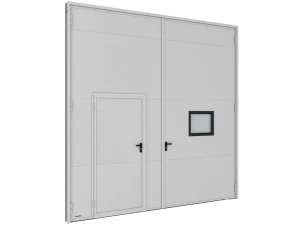 Распашные гаражные ворота SG-SS 3900x4000